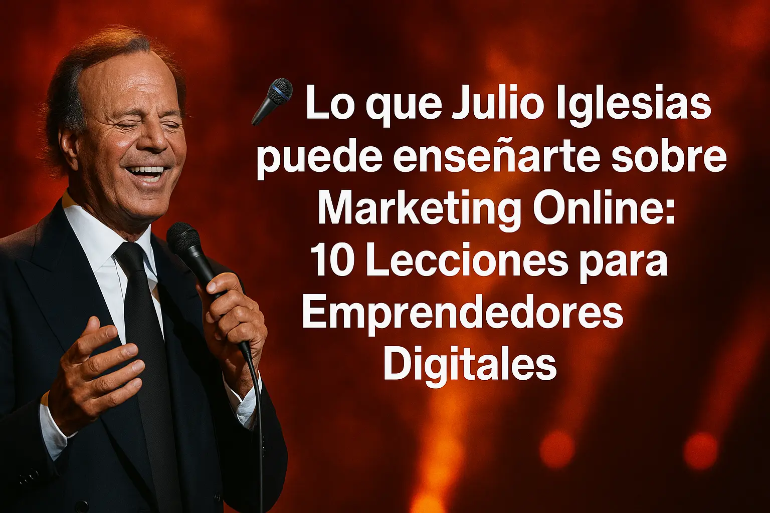 🎤 Lo que Julio Iglesias puede enseñarte sobre marketing online: 10 lecciones para emprendedores digitales
