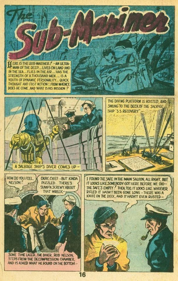 Namor Submariner en Motion Picture Funnies Weekly #1
