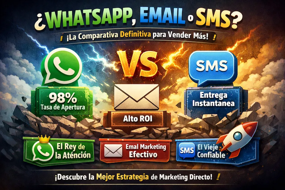 Comparativa de canales de Marketing directo