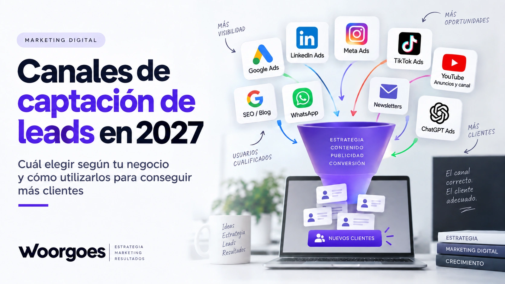 Canales de captacion de leads en 2027